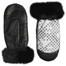 50%OFF 女性のスノースポーツ手袋 Auclair毛皮のミトン - （女性用）絶縁 Auclair Furry Mittens - Insulated (For Women)画像